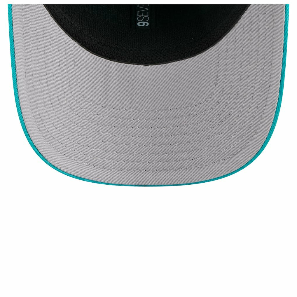 Miami Dolphins New Era Chant 9SEVENTY Stretch-Snap Hat - Aqua online