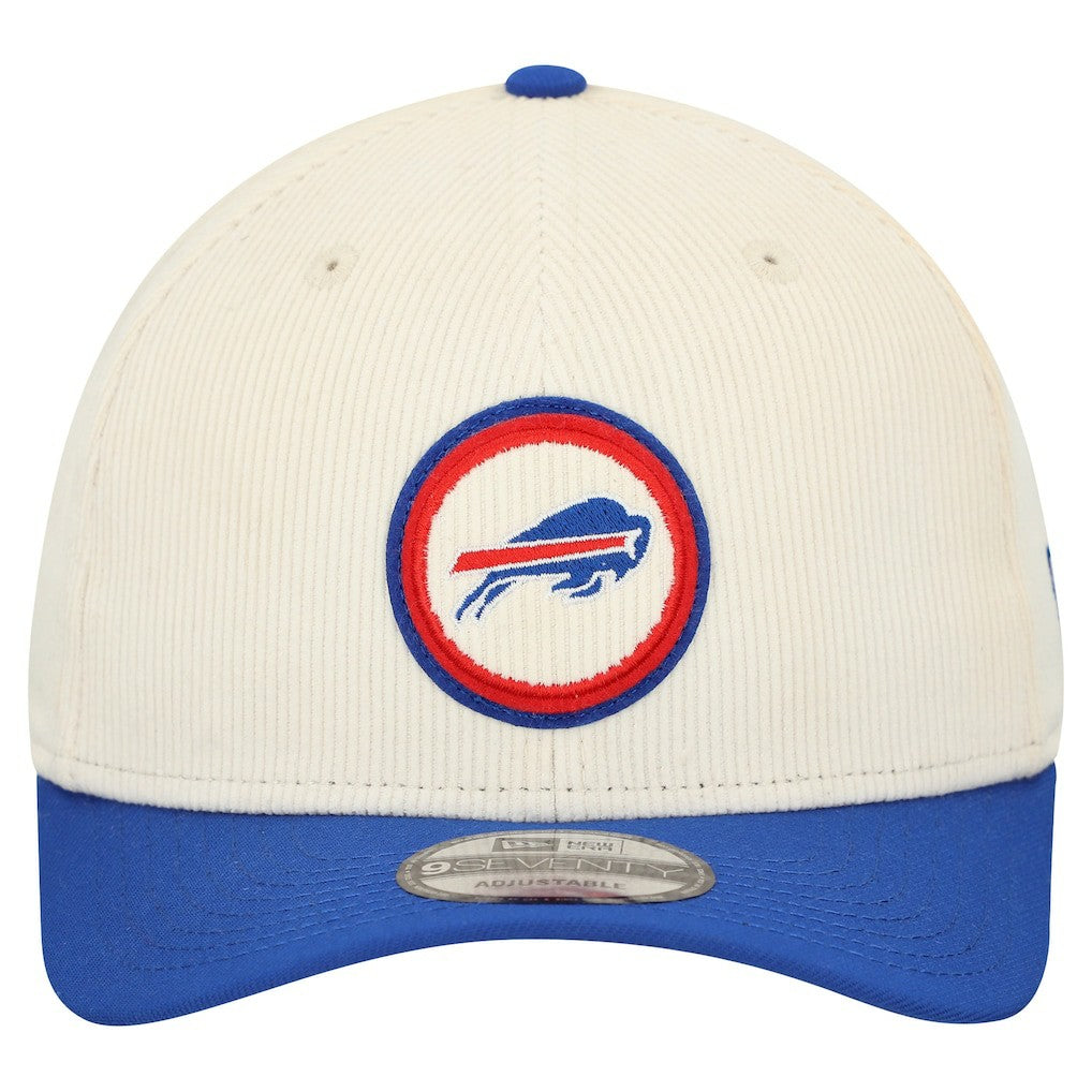 Buffalo Bills New Era Loyal Corduroy 9SEVENTY Adjustable Hat - Stone on sale