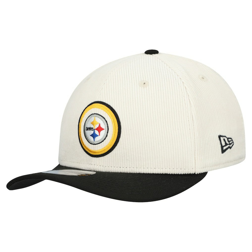 Pittsburgh Steelers New Era Loyal Corduroy 9SEVENTY Adjustable Hat - Stone sale