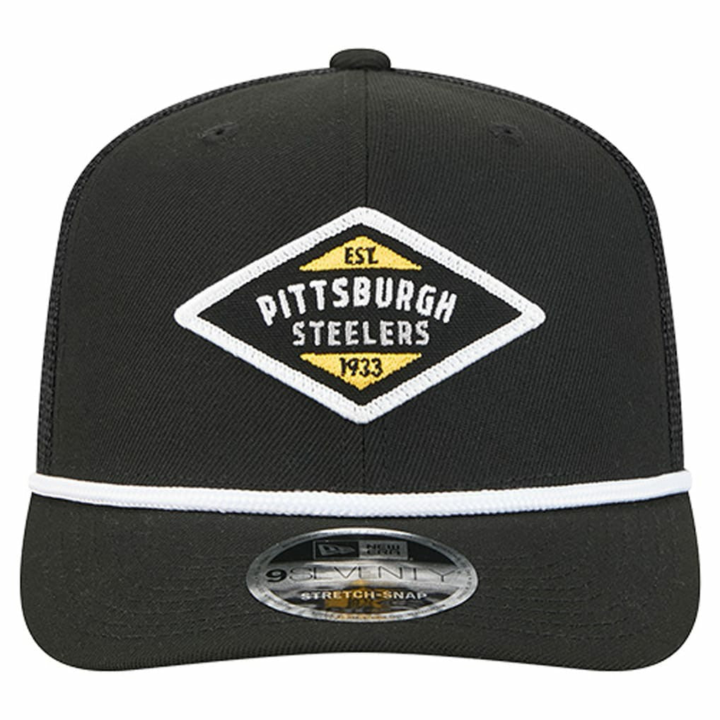 Pittsburgh Steelers New Era Team 9SEVENTY Adjustable Hat - Black discount