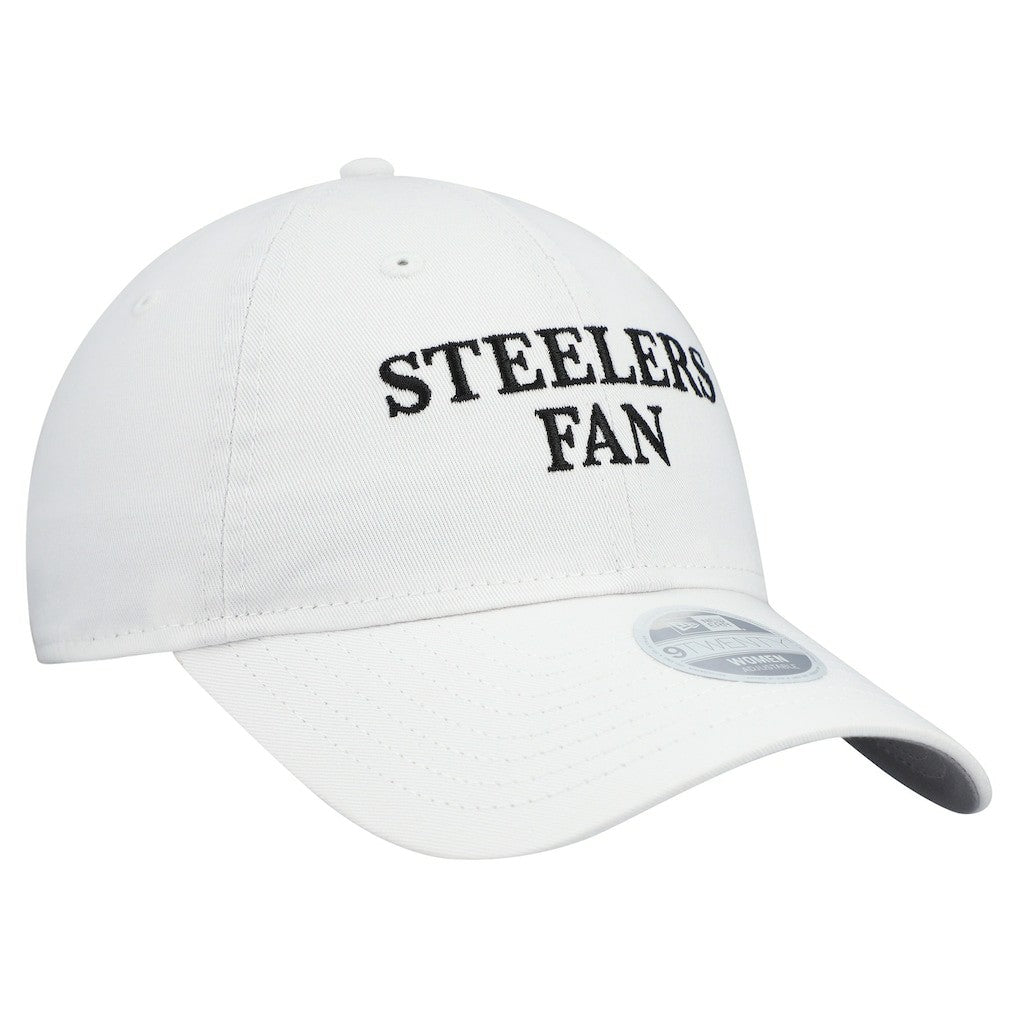Pittsburgh Steelers New Era Women's Team Fan 9TWENTY Adjustable Hat - White online