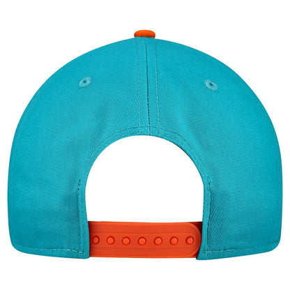 Miami Dolphins New Era Arch COOLERA 9FORTY A-Frame M-Crown Adjustable Hat - Aqua on sale