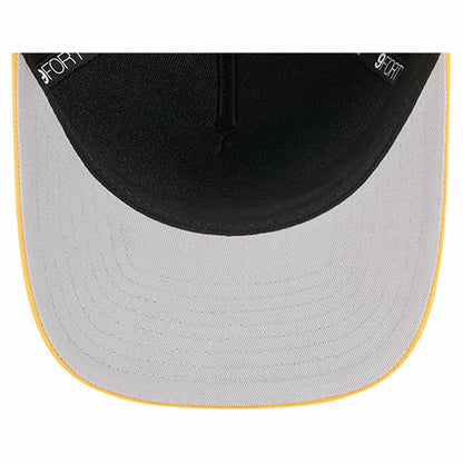 Pittsburgh Steelers New Era Arch COOLERA 9FORTY A-Frame M-Crown Adjustable Hat - Black sale