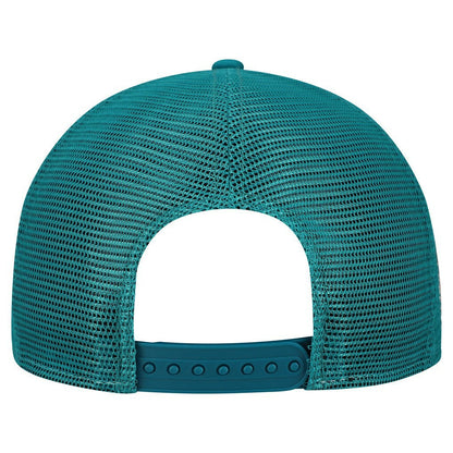 Miami Dolphins New Era Throwback Cutout A-Frame 9FIFTY Snapback Hat - Cream/Aqua outlet
