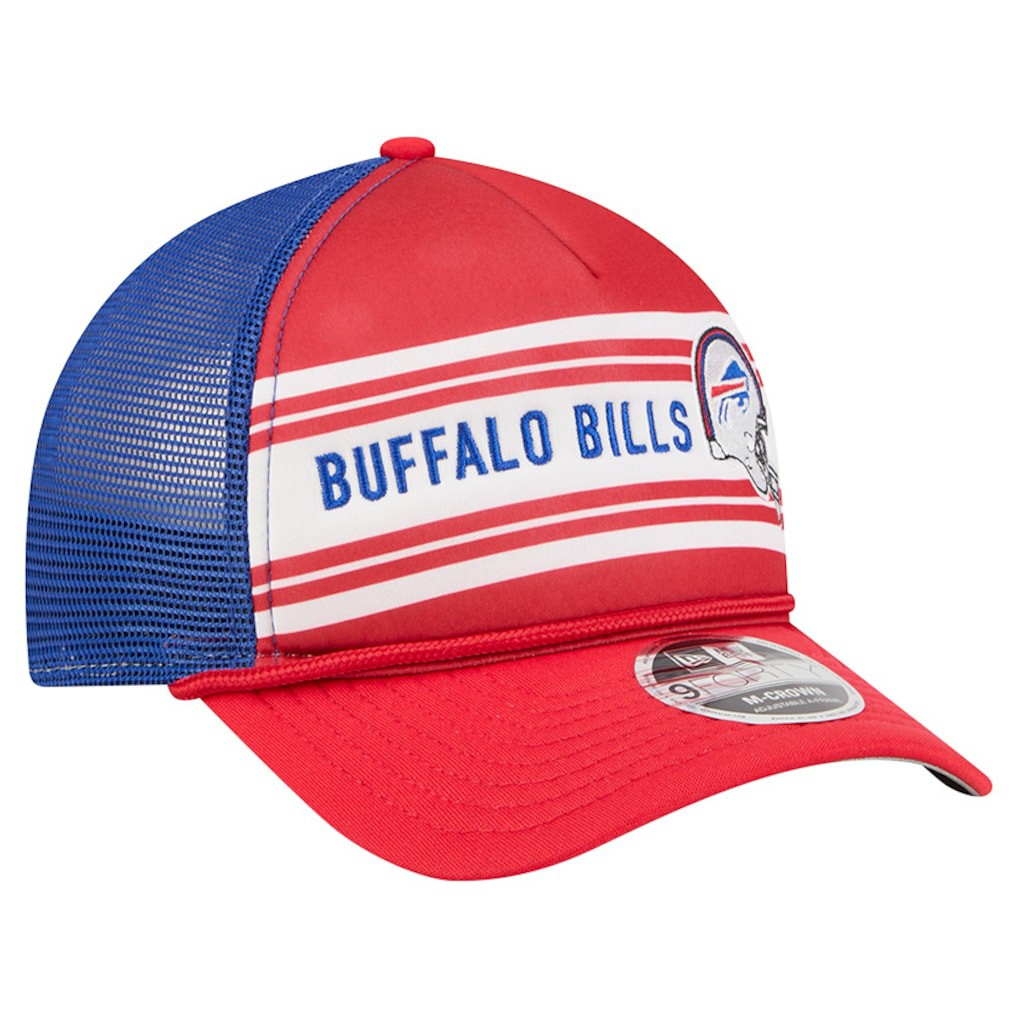 Buffalo Bills New Era Linear A-Frame 9FORTY Adjustable Hat - Red cheap