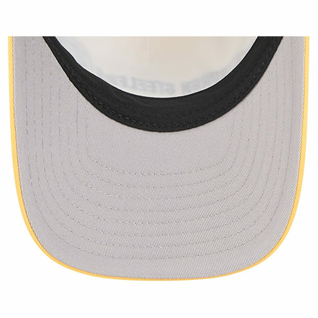 Pittsburgh Steelers New Era Linear A-Frame 9FORTY Adjustable Hat - Gold sale