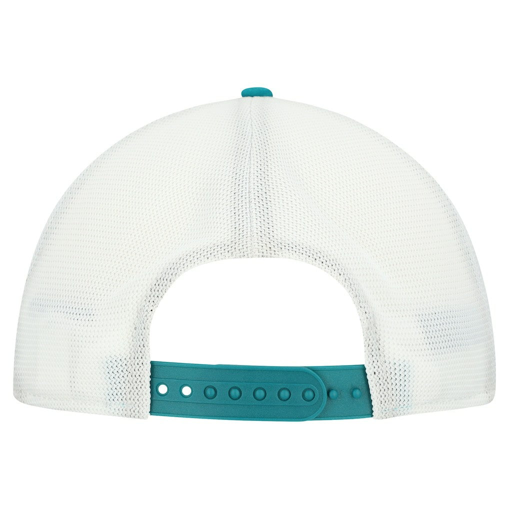 Miami Dolphins New Era Patch 19TWENTY Adjustable Hat - Aqua/White online