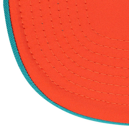 Miami Dolphins New Era Patch 19TWENTY Adjustable Hat - Aqua/White online
