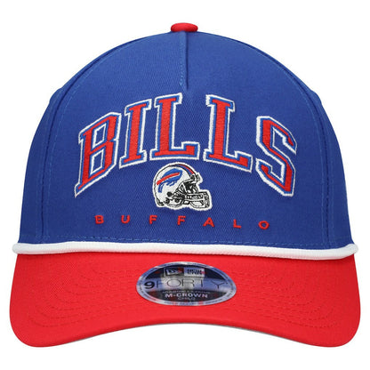 Buffalo Bills New Era Preschool Arch COOLERA 9FORTY A-Frame M-Crown Adjustable Hat - Royal/Red on sale