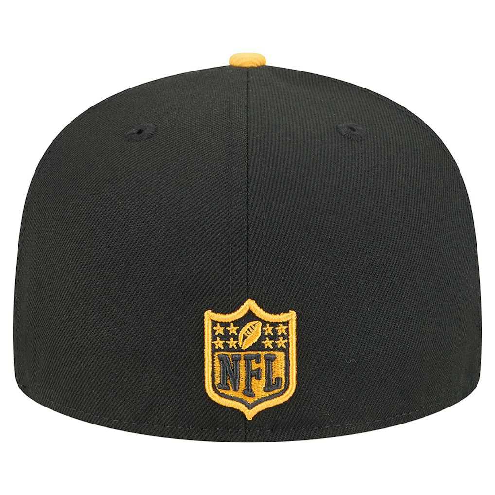 Pittsburgh Steelers New Era Break 59FIFTY Fitted Hat - Black/Gold outlet