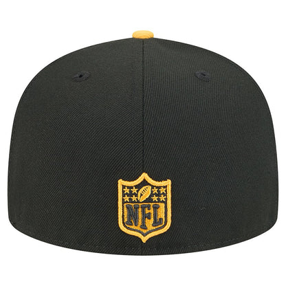 Pittsburgh Steelers New Era Break 59FIFTY Fitted Hat - Black/Gold outlet