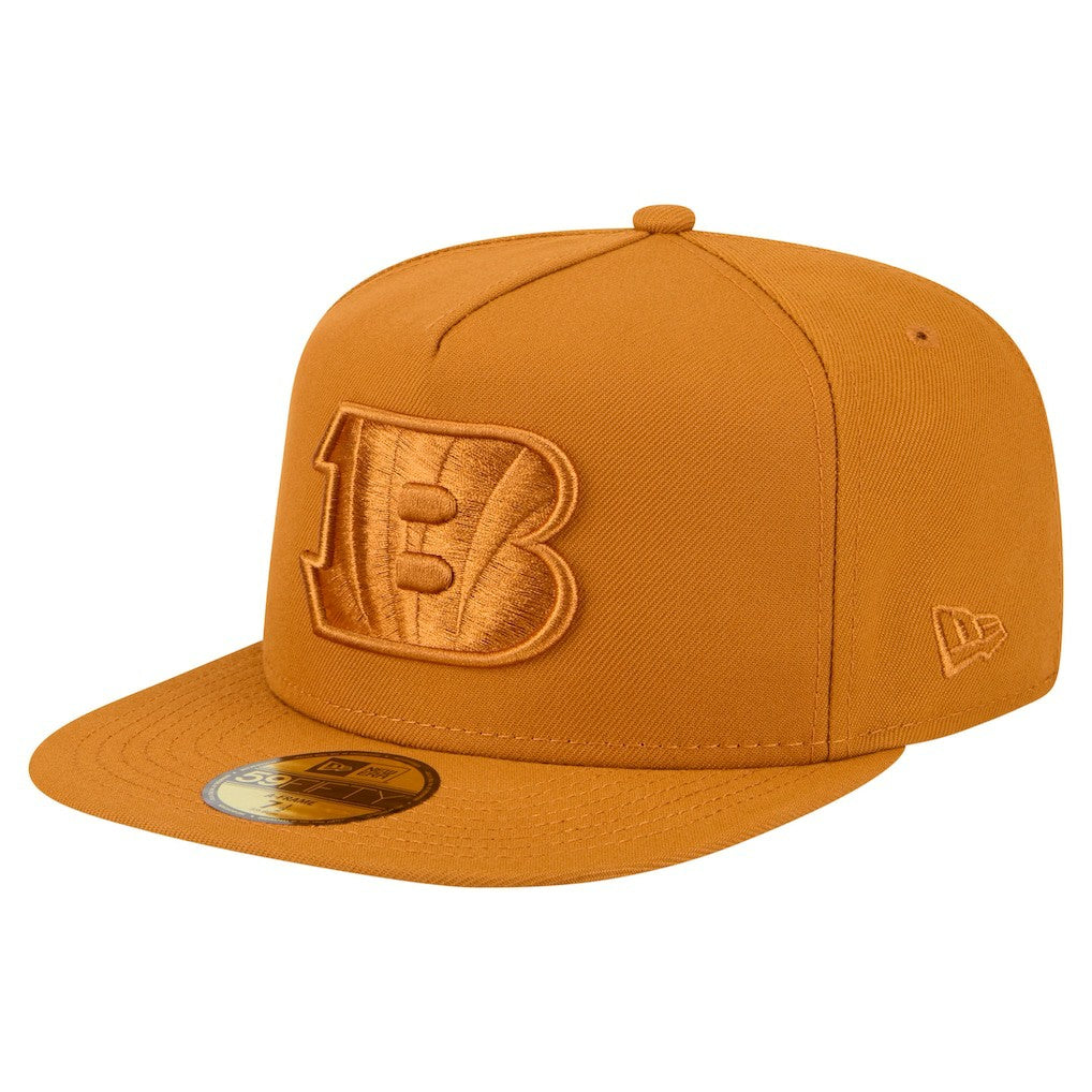 Cincinnati Bengals New Era Color Pack A-Frame 59FIFTY Fitted Hat - Brown online