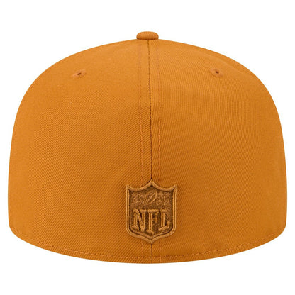 Miami Dolphins New Era Color Pack A-Frame 59FIFTY Fitted Hat - Brown cheap