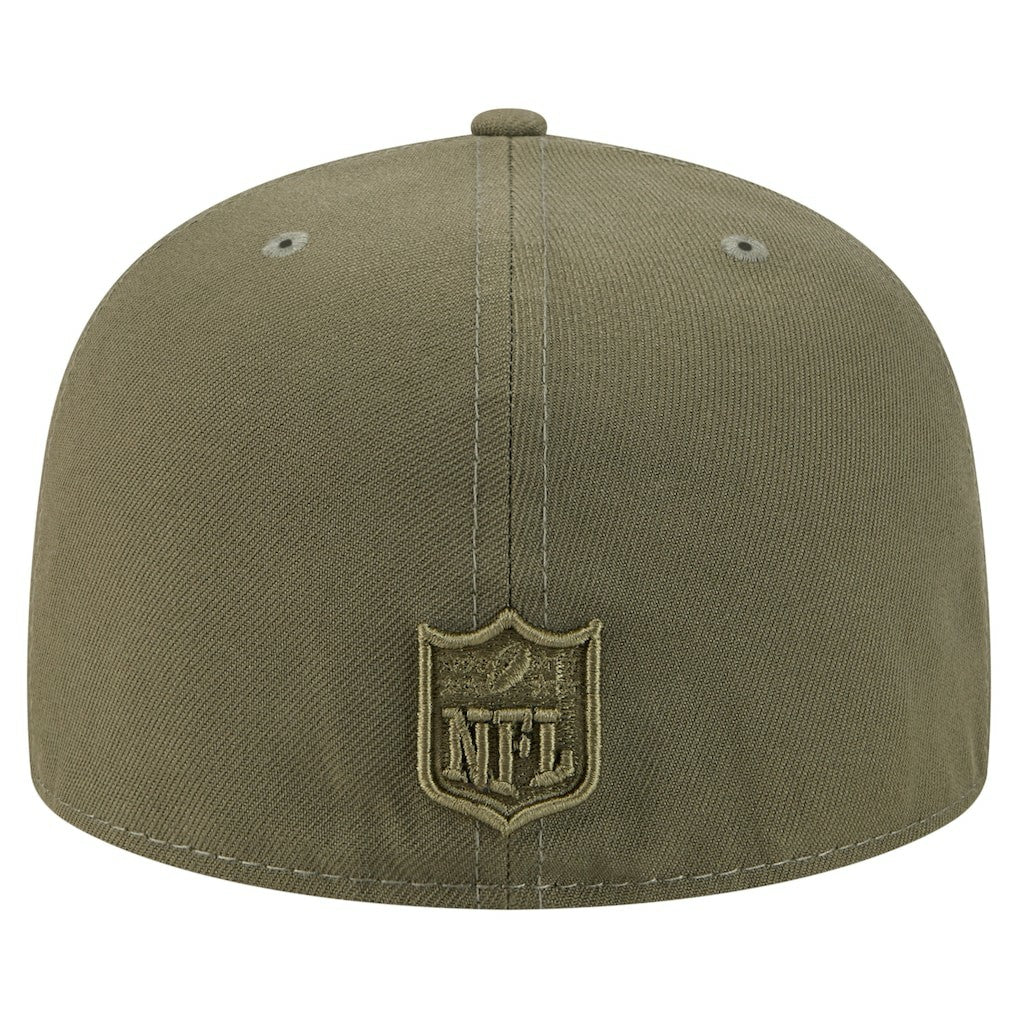 Pittsburgh Steelers New Era Color Pack A-Frame 59FIFTY Fitted Hat - Olive cheap