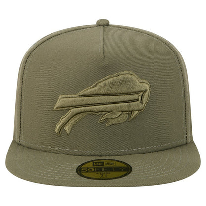 Buffalo Bills New Era Color Pack A-Frame 59FIFTY Fitted Hat - Olive outlet