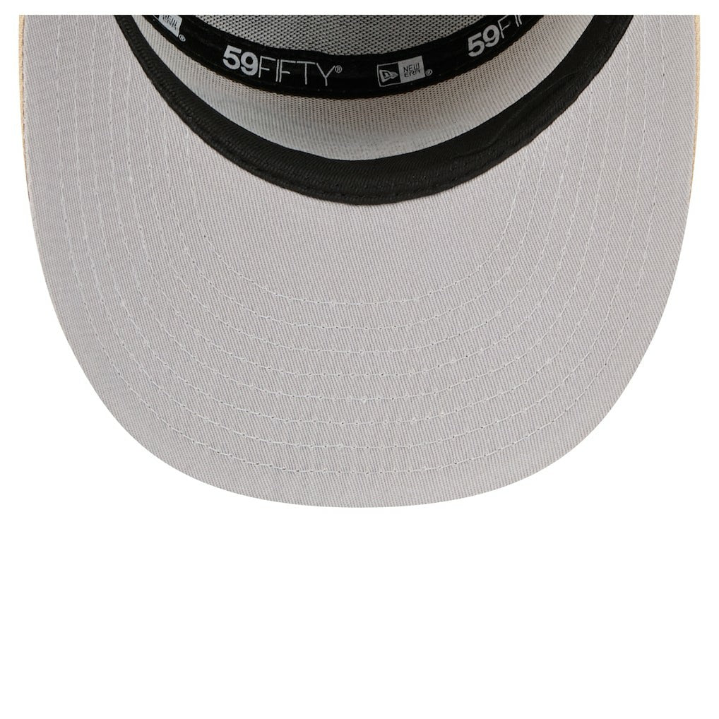 Buffalo Bills New Era Two-Tone Color Pack Split Panel 59FIFTY Fitted Hat - Light Beige/Olive for sale