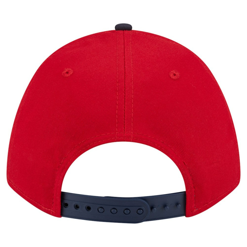 Washington Nationals Arch 9FORTY A-Frame M-Crown Adjustable Hat - Red/Navy | New Era