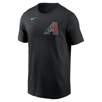 Corbin Burnes Arizona Diamondbacks Fuse Name & Number T-Shirt - Black | Nike