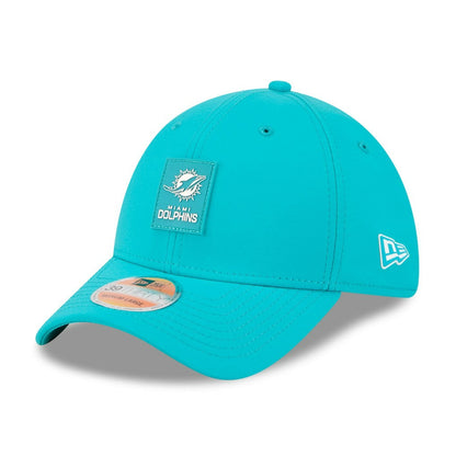 Miami Dolphins New Era 2025 Sideline 39THIRTY Flex Hat - Aqua cheap