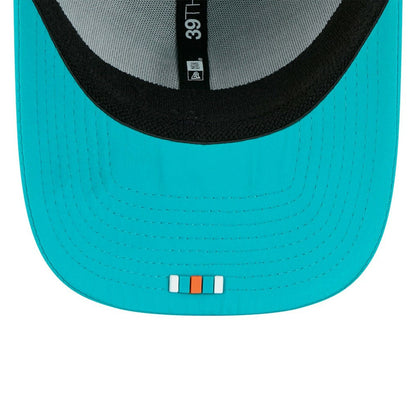 Miami Dolphins New Era 2025 Sideline 39THIRTY Flex Hat - Aqua cheap