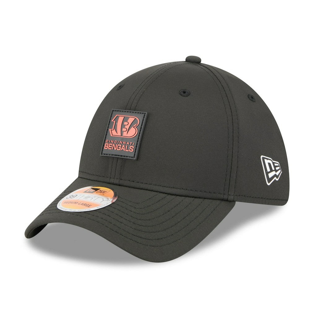 Cincinnati Bengals New Era 2025 Sideline 39THIRTY Flex Hat - Black sale