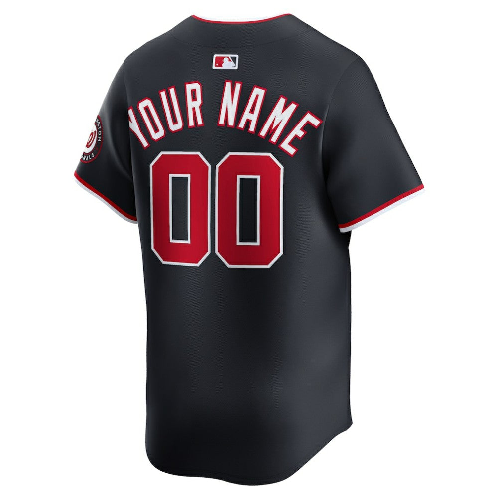 Washington Nationals Alternate Limited Custom Jersey - Navy | Nike