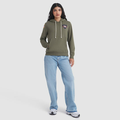 New York Giants Women's 2025 Salute to Service Sideline Standard Issue Dri-FIT Hoodie - Olive | Nike discount