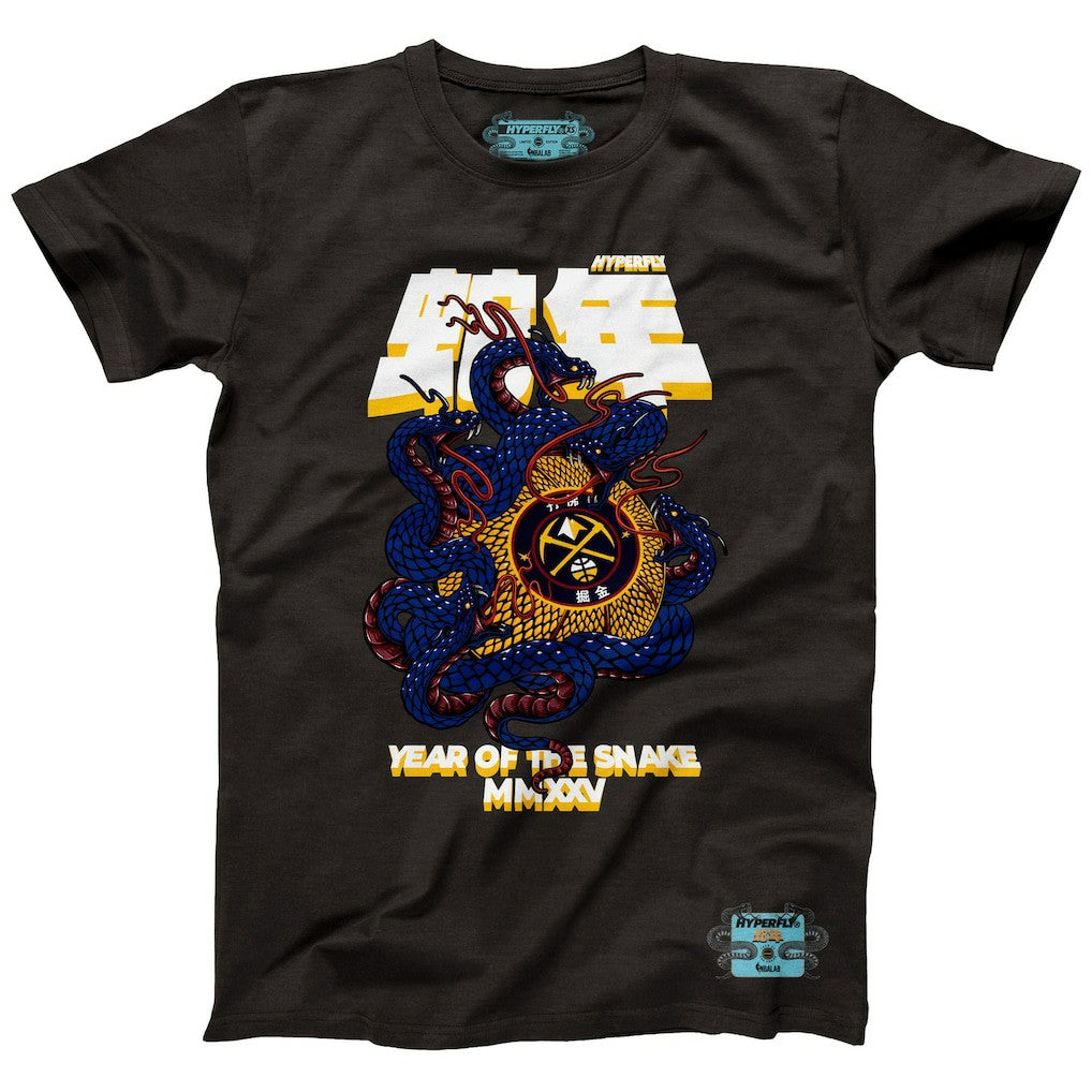 Denver Nuggets NBALab x Hyperfly Unisex Year of the Snake Lunar New Year Collection T-Shirt sale - Heather Black outlet