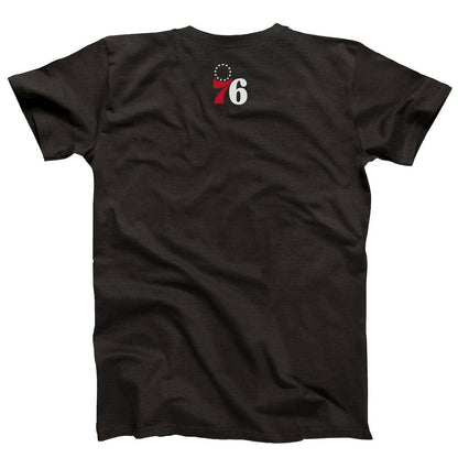 Philadelphia 76ers NBALab x Hyperfly Unisex Year of the Snake Lunar New Year Collection T-Shirt - Heather Black on sale