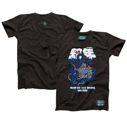 Orlando Magic NBALab x Hyperfly Unisex Year of the Snake Lunar New Year Collection T-Shirt - Heather Black sale