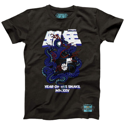 Utah Jazz NBALab x Hyperfly Unisex Year of the Snake Lunar New Year Collection T-Shirt - Heather Black outlet