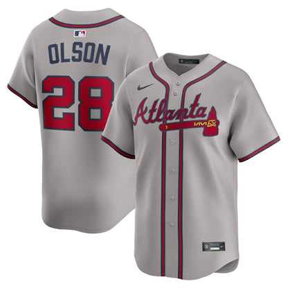 Matt Olson Atlanta Braves Road Limited Player Jersey - Gray | Nike