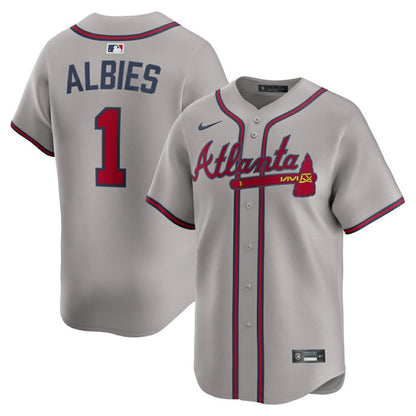 Ozzie Albies Atlanta Braves Road Limited Player Jersey - Gray | Nike