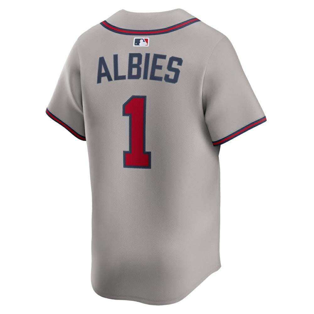 Ozzie Albies Atlanta Braves Road Limited Player Jersey - Gray | Nike