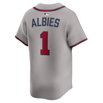 Ozzie Albies Atlanta Braves Road Limited Player Jersey - Gray | Nike
