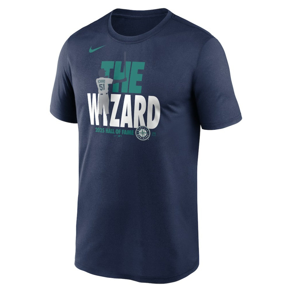 Ichiro Suzuki Seattle Mariners 2025 National Baseball Hall of Fame Legend T-Shirt - Navy | Nike