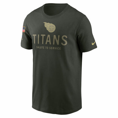 Tennessee Titans 2025 Salute to Service Sideline Primary Edge Dri-FIT T-Shirt - Forest Green | Nike for sale