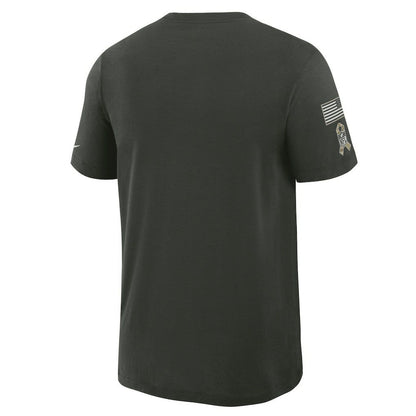 Minnesota Vikings 2025 Salute to Service Sideline Slub Dri-FIT T-Shirt - Dark Green | Nike on sale