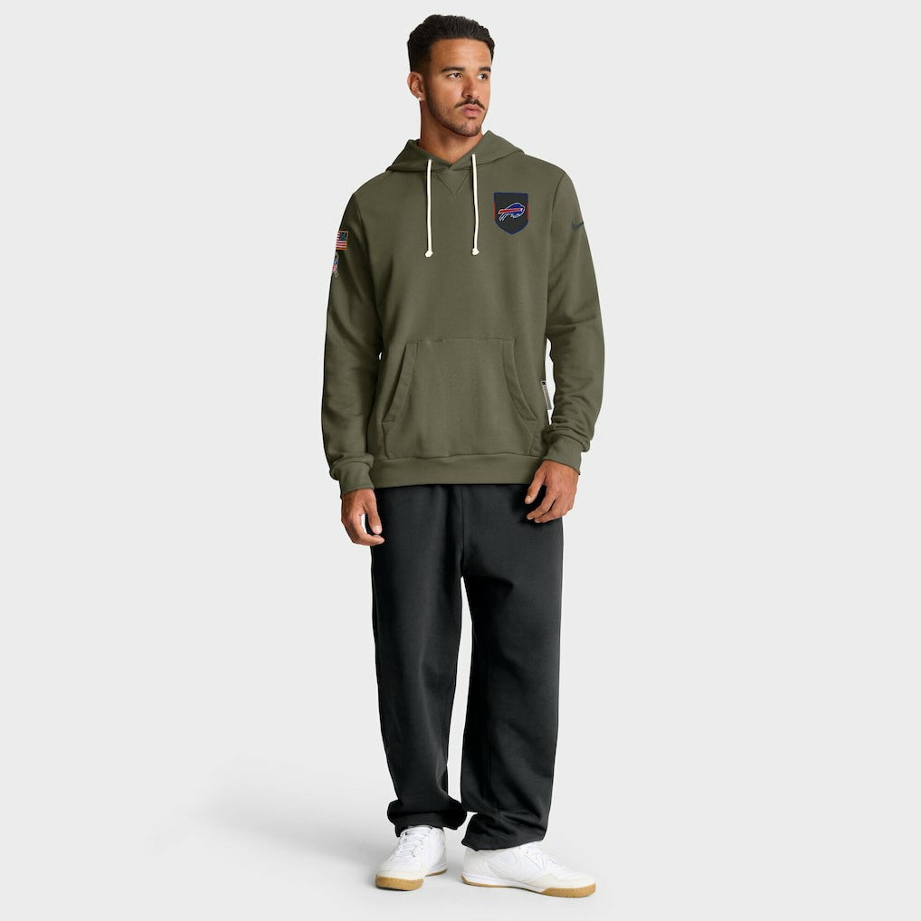 Buffalo Bills 2025 Salute to Service Sideline Standard Issue Dri-FIT Hoodie - Olive | Nike outlet