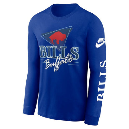 Buffalo Bills Rewind Long Sleeve T-Shirt - Royal | Nike online