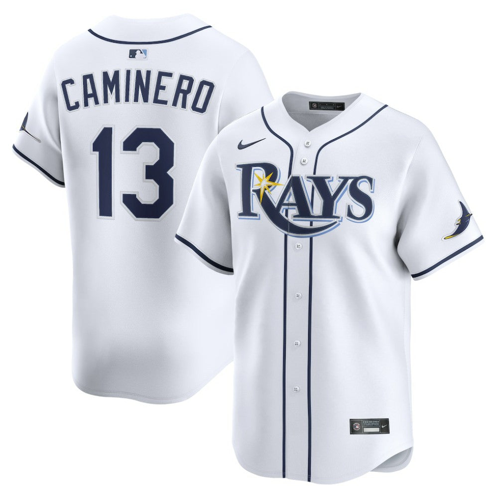 Junior Caminero Tampa Bay Rays Home Limited Jersey - White | Nike