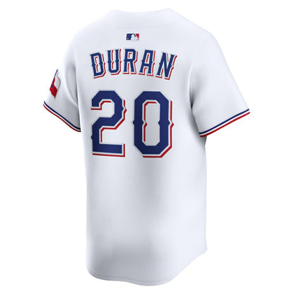 Ezequiel Duran Texas Rangers Home Limited Player Jersey - White | Nike