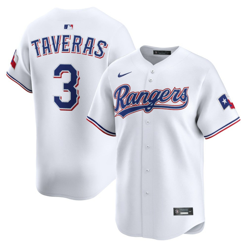 Leody Taveras Texas Rangers Home Limited Player Jersey - White | Nike