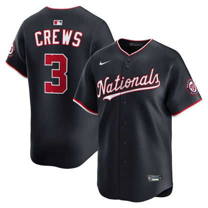 Dylan Crews Washington Nationals Alternate Limited Jersey - Navy | Nike