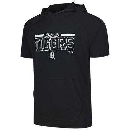 Detroit Tigers Levelwear Phase Vanguard Hoodie T-Shirt - Black