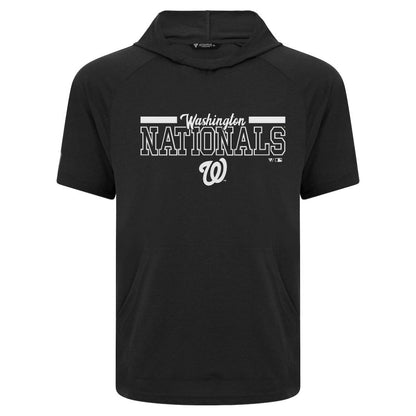 Washington Nationals Levelwear Phase Vanguard Hoodie T-Shirt - Black
