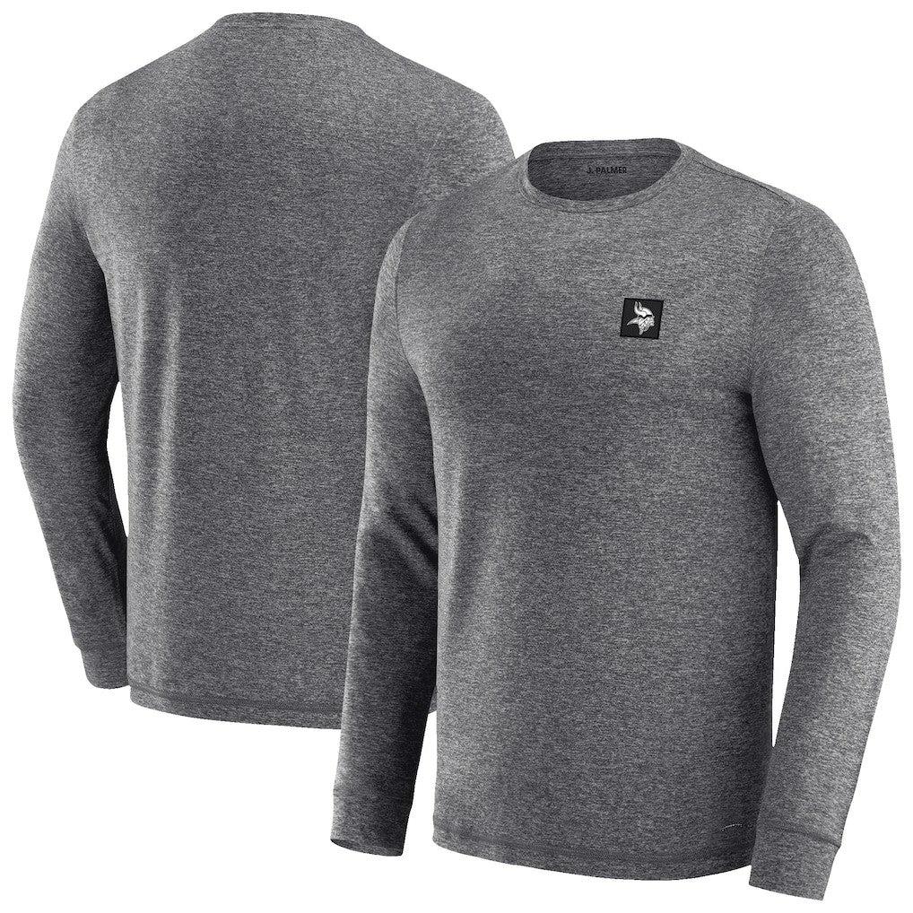 Minnesota Vikings J. Palmer Four Down Long Sleeve T-Shirt - Heather Black sale