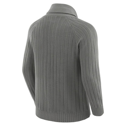 Green Bay Packers J. Palmer The Playmaker Cardigan Raglan Sweater - Graphite on sale