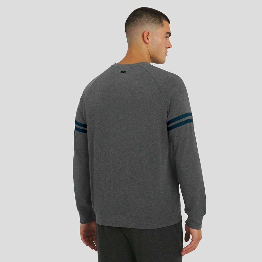 Chicago Bears J. Palmer Players Lounge Raglan Tri-Blend Sweatshirt - Dark Heather Gray outlet
