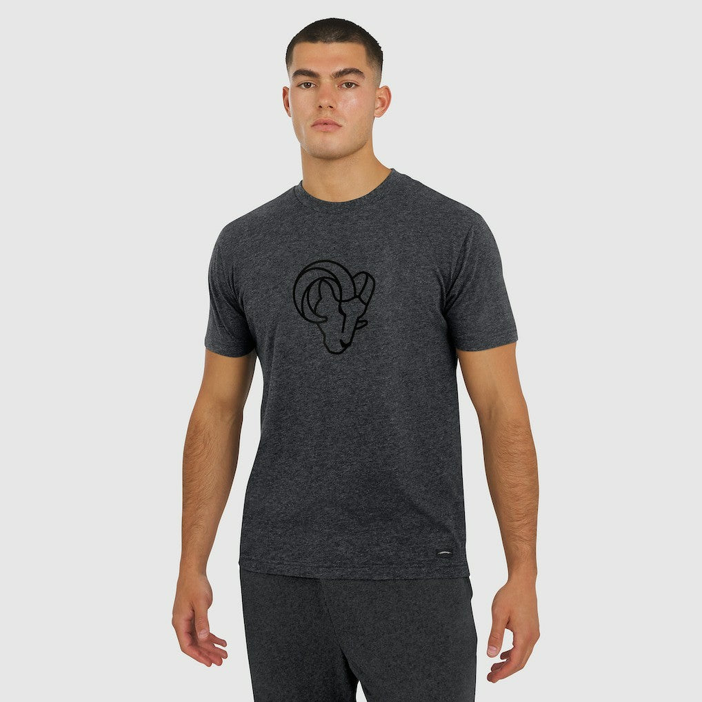 Los Angeles Rams J. Palmer Players Lounge Tri-Blend T-Shirt - Graphite for sale